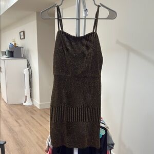 Miami Gray Ribbed Sheath Mini Dress